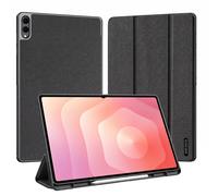 Étui per Samsung Galaxy Tab S12 Plus Domo Tri-Fold Antichoc Dux Ducis Noir