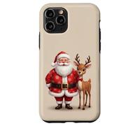 Étui Père Noël avec Ses Amis Rennes pour Une Joie de Noël Coque pour iPhone 11 Pro