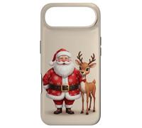 Étui Père Noël avec Ses Amis Rennes pour Une Joie de Noël Coque pour iPhone Air