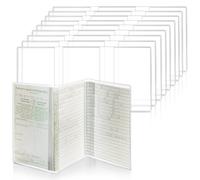 Etui Permis De Conduire, 10 Pièces Pochette Permis de Conduire, Transparente Protection Carte Grise pour Pochette Carte Grise Voiture, Porte Carte D'Identité