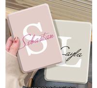 Étui personnalisable pour Kindle, design avec initiale + nom de famille, compatible avec Kobo Clara Colour, Kindle (11e génération) 2022/Paperwhite 6, Kindle 10e génération 2019, accessoires Kindle, c