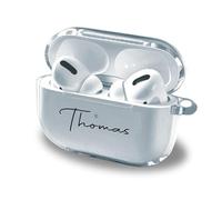 Étui personnalisé avec nom Compatible avec Apple AirPods 3 Pro 2 1 | Couverture Souple personnalisée Coque pour AirPods 4th 3rd Generation Style d'écriture Manuscrite