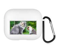 Étui Photo Personnalisé Compatible avec Apple AirPods 3, Coque Souple Personnalisée avec Votre Propre Image et Texte (Blanc)