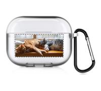 Étui Photo personnalisé Compatible avec Les AirPods Pro 2 d'Apple, Coque Souple Personnalisée avec Votre Propre Image et Texte (Semi-Transparent)