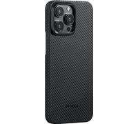 Étui Pitaka MagEZ 4 600D, sergé noir/gris - iPhone 15 Pro