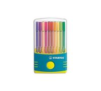 Etui plastique refermable 20 Feutres Stabilo "ColorParade" E