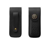 Étui pliable en cuir pour portable, Indian black S