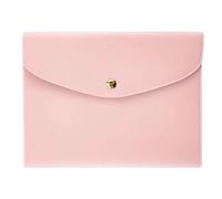 Étui pliable en cuir PU avec fentes pour cartes et poche pour documents - Pour bureau, école