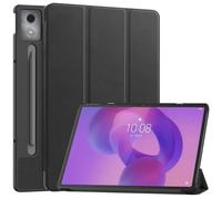 Étui Pliable en Cuir PU for Tablette Lenovo Xiaoxin Pad Pro 12,7 Pouces (2025) TB373FU TB375FC(Black)