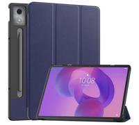 Étui Pliable en Cuir PU for Tablette Lenovo Xiaoxin Pad Pro 12,7 Pouces (2025) TB373FU TB375FC(Dark Blue)