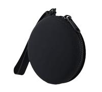 Étui pliable en silicone pour pièces de monnaie - Design lisse et portable - Pour clés, écouteurs, petits objets - Pochette de rangement en silicone, Noir , Beauté de masse