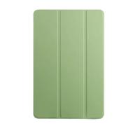 Étui Pliable en Trois Parties for Tablette Samsung Galaxy Tab A11 Plus 11 Pouces SM-X230 X233 2025 avec Support intégré et Coque arrière en Silicone Souple.(Matcha Green)