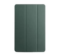 Étui Pliable en Trois Parties for Tablette Samsung Galaxy Tab A11 Plus 11 Pouces SM-X230 X233 2025 avec Support intégré et Coque arrière en Silicone Souple.(Dark Green)
