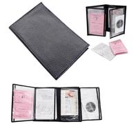 Etui pochette de protection carte grise, permis de conduite Croute de Cuir