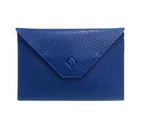 LOLUNA® Pochette Format enveloppe pour Papier Voiture, Carte Grise, permis Conduire Tout en Cuir Plusieurs Couleur Homme et Femme (Bleu Marine)