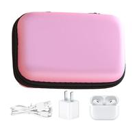 Étui pochette - Sac de voyage à coque rigide, étui électronique pour accessoires | Rangement d'équipement de voyage, étui en silicone, chargeur de disque dur pour carte SD USB, câble USB, accessoires