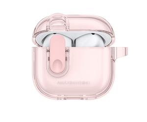 Etui pokrowiec do słuchawek AirPods 4 Minimal Case - różowy