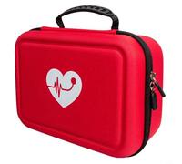 Étui portable en EVA pour tensiomètre et glucose dans le sang avec design absorbant les chocs pour un transport sûr (rouge)