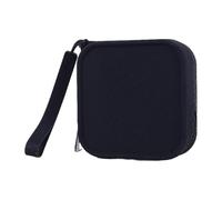 Étui portable en silicone robuste pour bijoux et pièces de monnaie, accessoire tendance et élégant pour le rangement des consommateurs à la mode, Noir