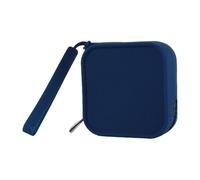 Étui portable en silicone robuste pour bijoux et pièces de monnaie, accessoire tendance et élégant pour le rangement des consommateurs à la mode, bleu