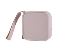 Étui portable en silicone robuste pour bijoux et pièces de monnaie, accessoire tendance et élégant pour le rangement des consommateurs à la mode, E