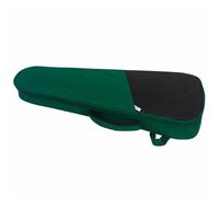 Étui Portable pour Ukulélé 26/27 Pouces, Protection Rembourrée Verte | Tissu Oxford et Mousse Epe, Sangle D'épaule Large, pour Cours et Répétitions, Léger