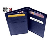 Etui porte carte de crédit RFID/ NFC cuir, 3 volets, 9 cartes, anti piratage Mini Portefeuille, Compact, Homme / Femme