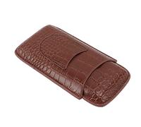 Étui porte-cigare, étanche élégant portable 3 doigts boîte à cigares résistante à la déchirure pour l'extérieur pour le voyage (78)