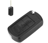 Étui Porte-clés - 3 Boutons de Voiture Pliable à Distance étui Porte-clés à Rabat Coque de Couverture de Lame pour Land Rover Discovery