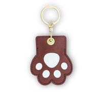 Étui Porte-clés en Cuir Compatible avec Apple AirTag, GPS Airtag Keychain Finder Tracker avec Porte-clés, Coque de Protection Anti-Rayures pour clés, Portefeuille (Griffe d'ours)