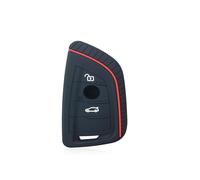 Étui Porte-clés en Silicone pour F48 F46 F10 F20 F30 X1 X2 X3 X4 X5 X6 Z4 1 2 3 4 5 6 7 Série 7(Black(Red Stripe))