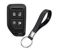Étui Porte-clés pour Clé De Voiture 2 Ou 4 Boutons pour Volvo FH 16 FM pour EVRO 6 Camion Coques De Clé(with Keychain)