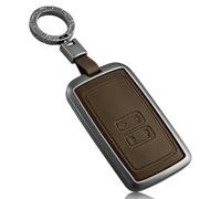 Étui Porte Cuir Coque Clé pour Renault Clio Captur Megane Dacia, Marron | Pour Dacia Sandero 3/Stepway 3/Duster 2/Jogger/Bigster,Zoe,Austral,Scenic 4/Grand Scenic,Kadjar,Espace 5/6,Koleos 2,Talisman