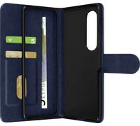 Étui porte-monnaie avec rabat magnétique pour Samsung Galaxy Z Fold4 - Bleu foncé