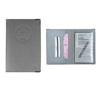 Etui porte papiers voiture - Gris argent - Ancien permis conduire + carte grise - Fabriqué en France Gris G