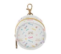 Étui porte-tétine avec fermeture éclair et clip en forme de patte de chat pour bébé fille