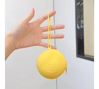Étui porte-tétine, étui de rangement portable en silicone sans BPA pour maman, récipient de rangement de voyage pour nouveau-né, jaune, 9.5*9.5*4.5cm, Mignon