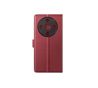Etui Portefeuille 2 en 1 Honor Magic 8 Lite - Coque Détachable, 3 Cartes, Support Vidéo Bordeaux