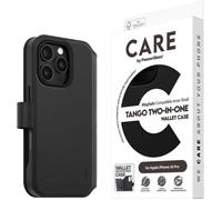 PanzerGlass PanzerGlass Étui de téléphone portefeuille CARE Tango 2-en-1 avec MagSafe iPhone 16 Pro Noir