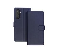 Etui Portefeuille 2 en 1 pour Galaxy A17 avec Coque Détachable Bleu nuit