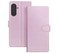 Étui Portefeuille 2 en 1 pour Galaxy A17 avec Coque Détachable Mayaxess Rose champagne