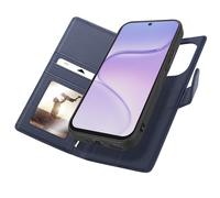 Etui Portefeuille Honor 600 Smart Anti-RFID Coque Détachable Bleu