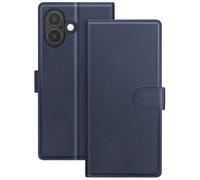 Mayaxess Étui Portefeuille 2 en 1 pour iPhone 17 avec Coque Détachable Bleu nuit