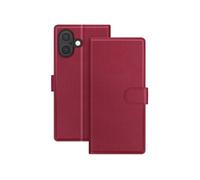 Étui Portefeuille 2 en 1 pour iPhone 17 avec Coque Détachable Mayaxess Rouge