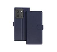 Etui Portefeuille 2 en 1 pour Redmi 15C avec Coque Détachable Bleu nuit