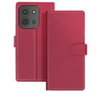 Étui Portefeuille 2 en 1 pour Redmi 15C avec Coque Détachable Mayaxess Rouge