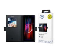 Étui portefeuille - 3MK PROTECTION - Redmi Note 13 Pro+ - Noir - Aimanté - 3 cartes
