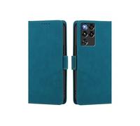 Etui Portefeuille à Rabat Cuir PU pour ZTE nubia RedMagic 11 Pro+ avec Porte-cartes Bleu Clair