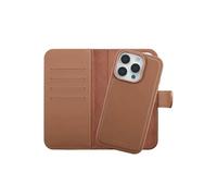 Selencia Étui portefeuille amovible Olyn avec MagSafe pour Apple iPhone 16 Pro - Marron