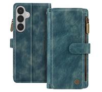 Étui Portefeuille Antichoc avec Zip p. Samsung S26 Plus - CaseMe Bleu CaseMe